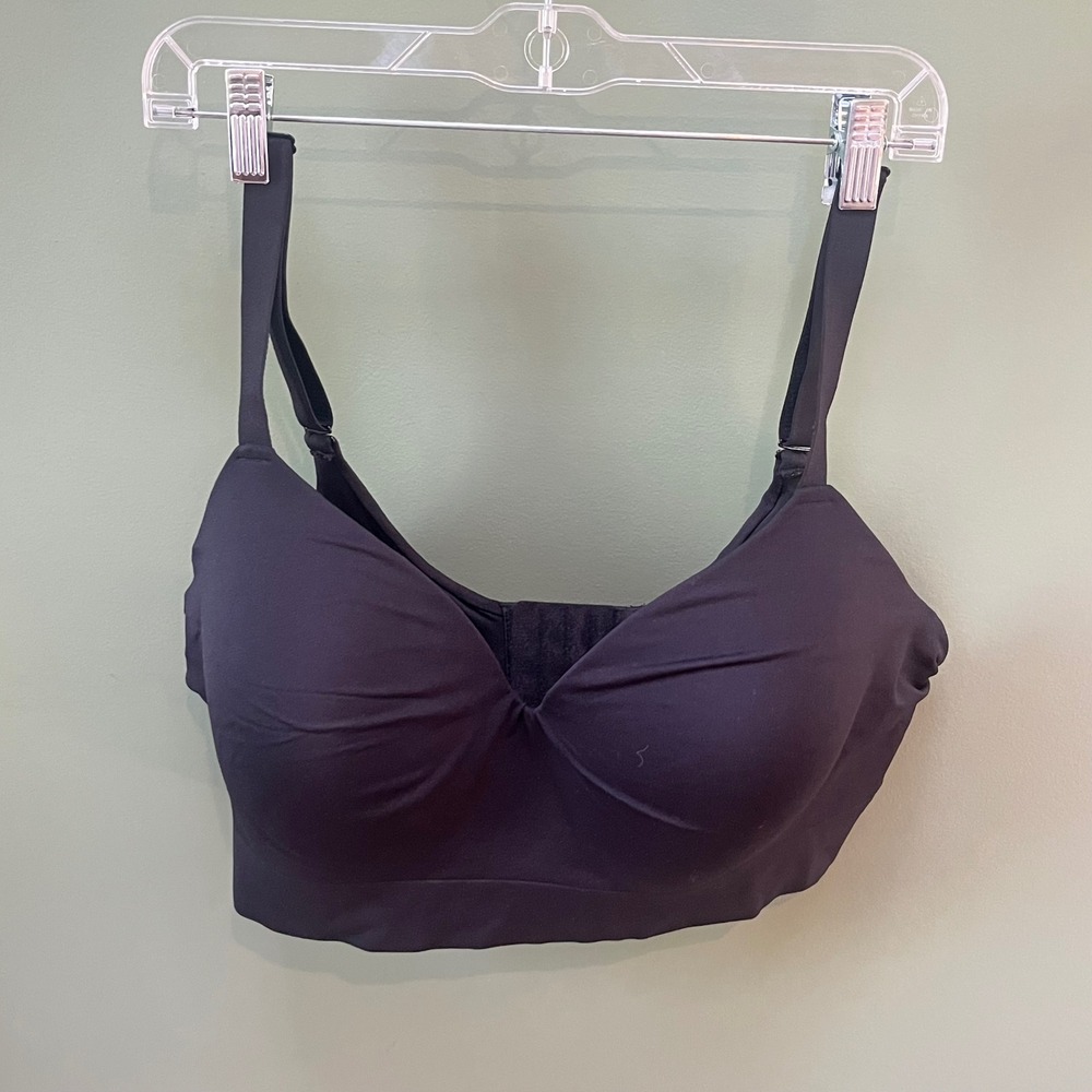 Truekind Black Wireless Comfort Bra 3XL Adjustable Everyday Sleep Lounge‎